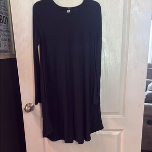 Zenana Outfitters Blue Sheath Dress with Crew Neck